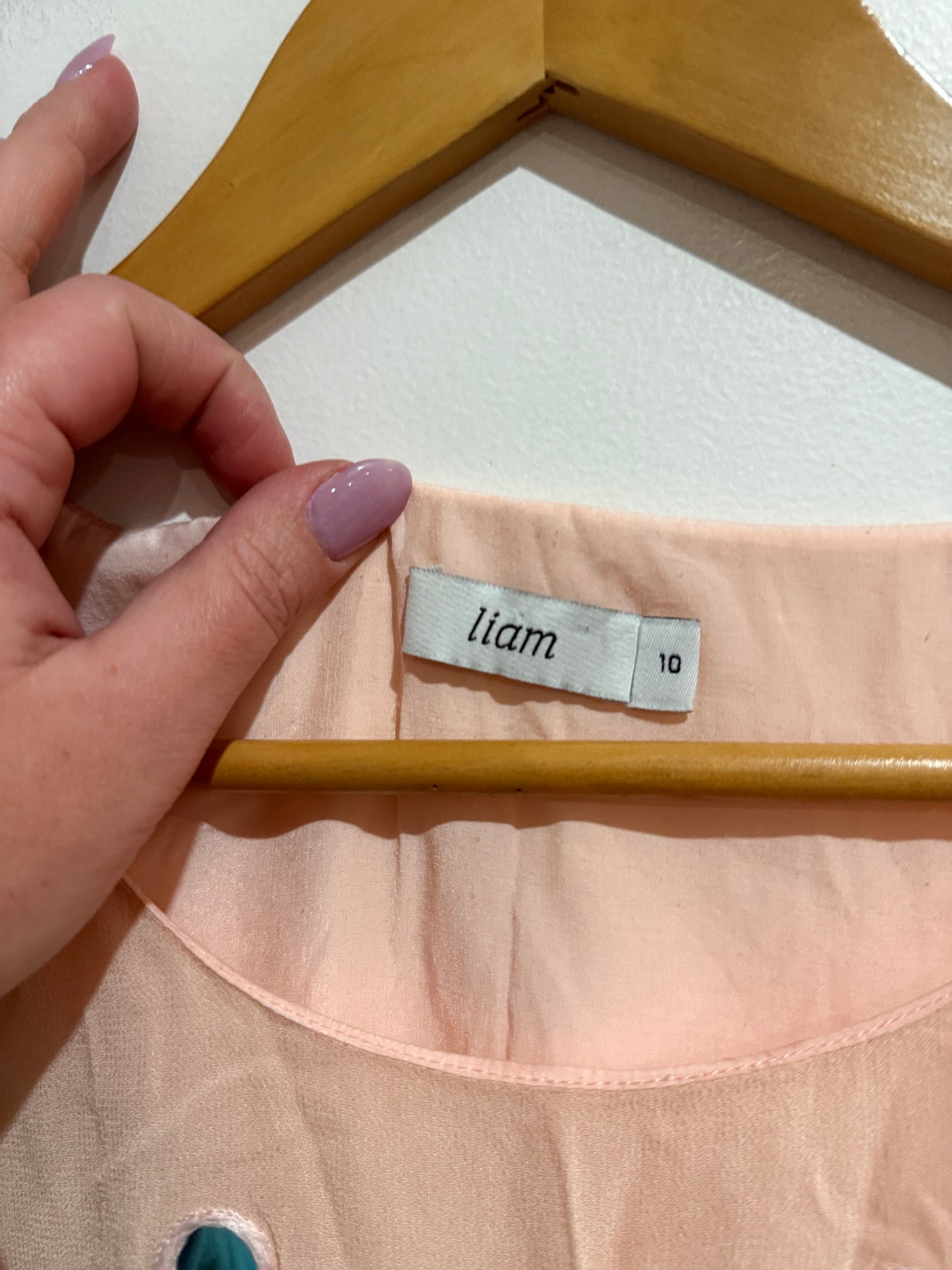 Liam Size 10 Mirror Detail Top