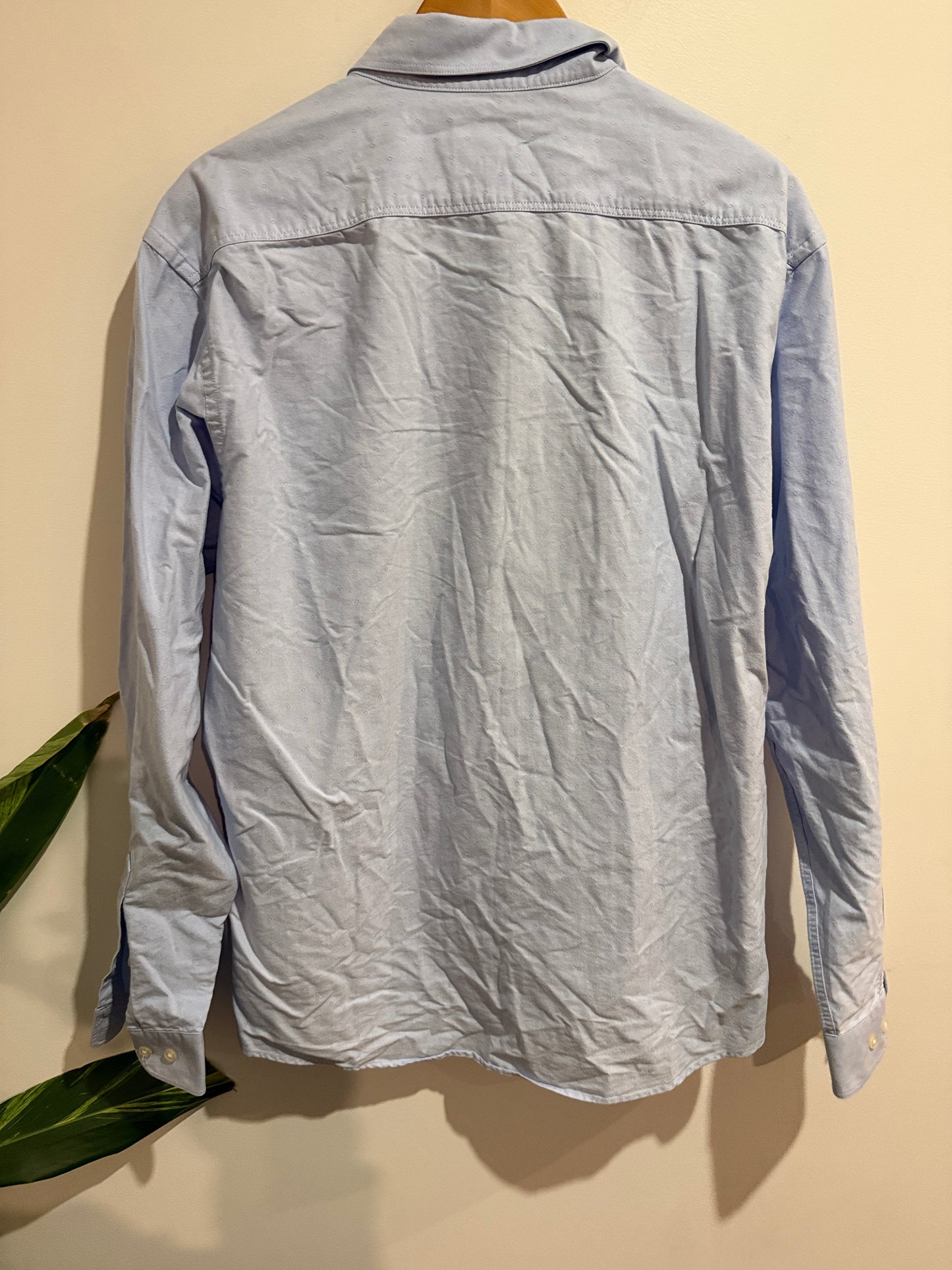Barkers Size XXL Light Blue Oxford Shirt