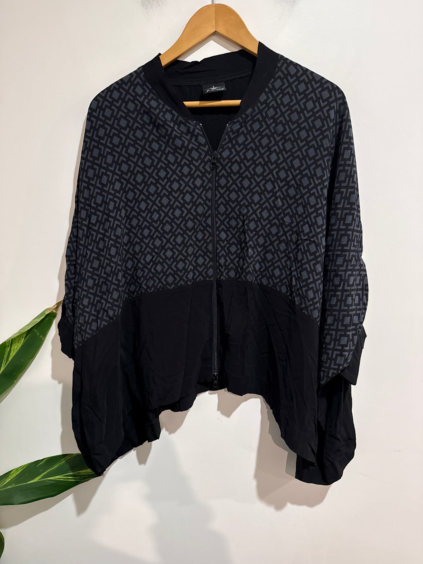 Juna Draped Bomber Jacket Size M