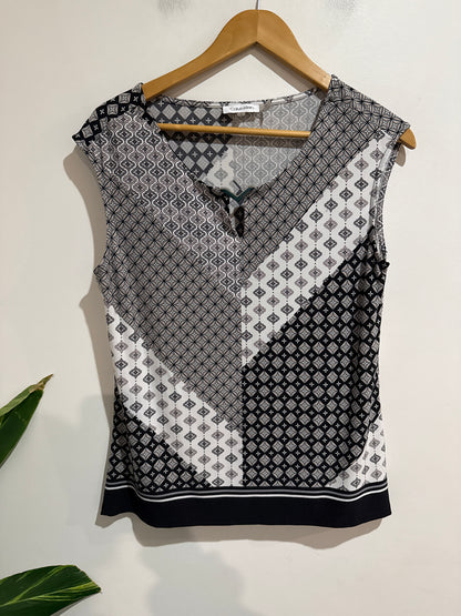 Calvin Klein Sleeveless V-neck Top