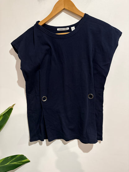 Country Road Cap-sleeve Top Size M