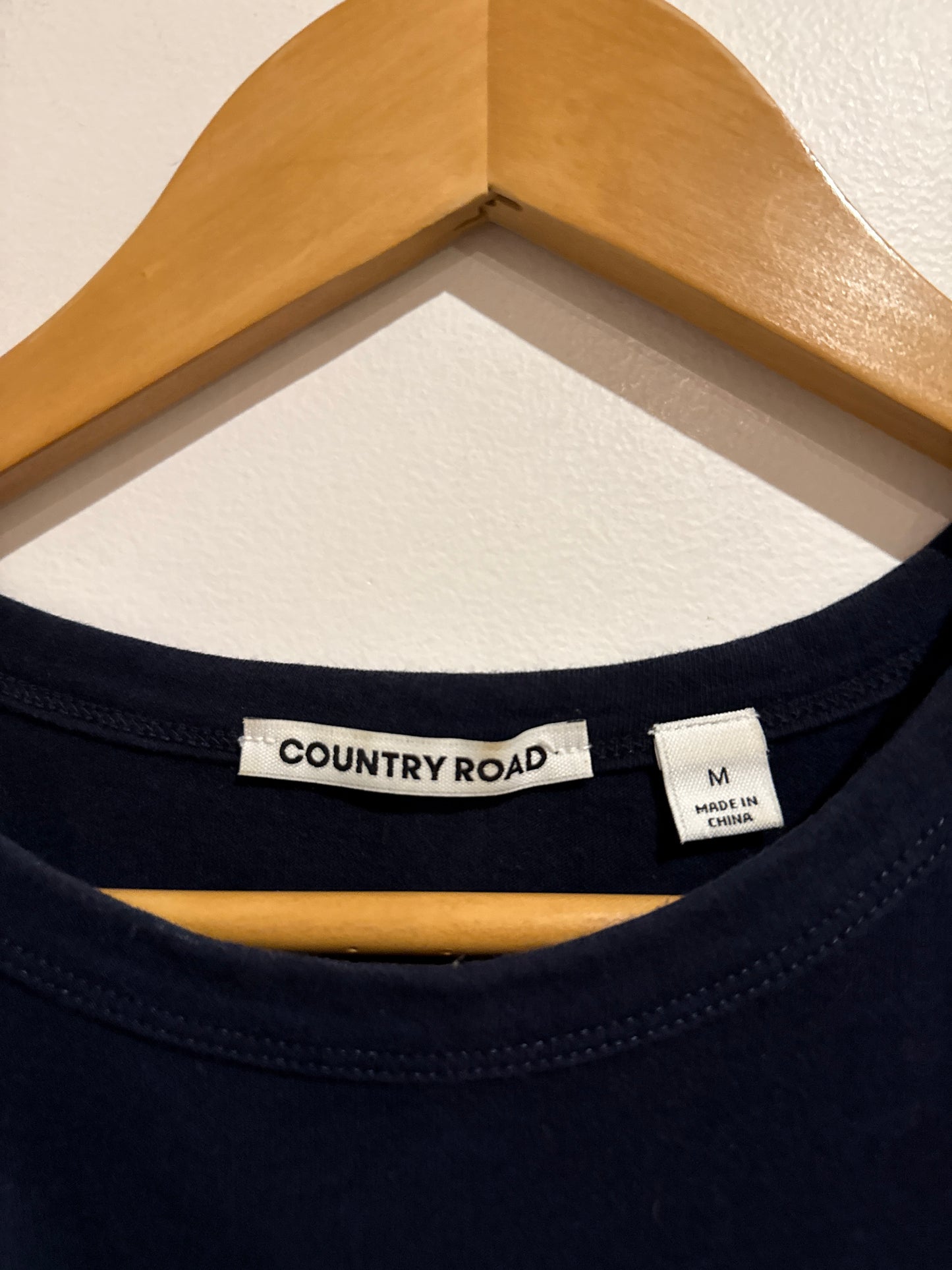 Country Road Cap-sleeve Top Size M