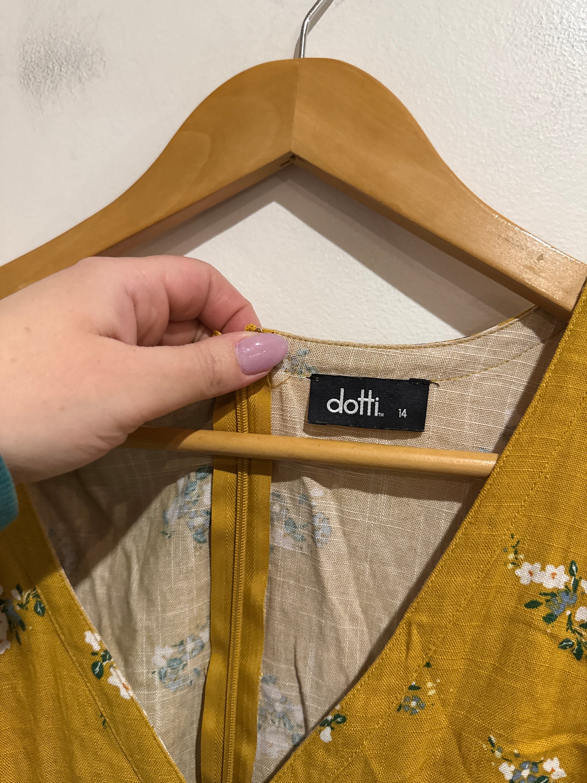 Dotti Floral Short Sleeve Romper Size 14