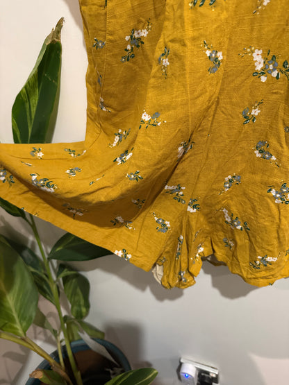 Dotti Floral Short Sleeve Romper Size 14