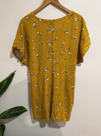 Dotti Floral Short Sleeve Romper Size 14