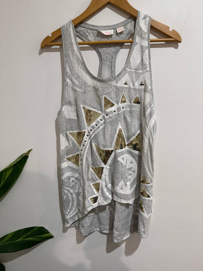 Sass & Bide Racerback Tank Top Size XS