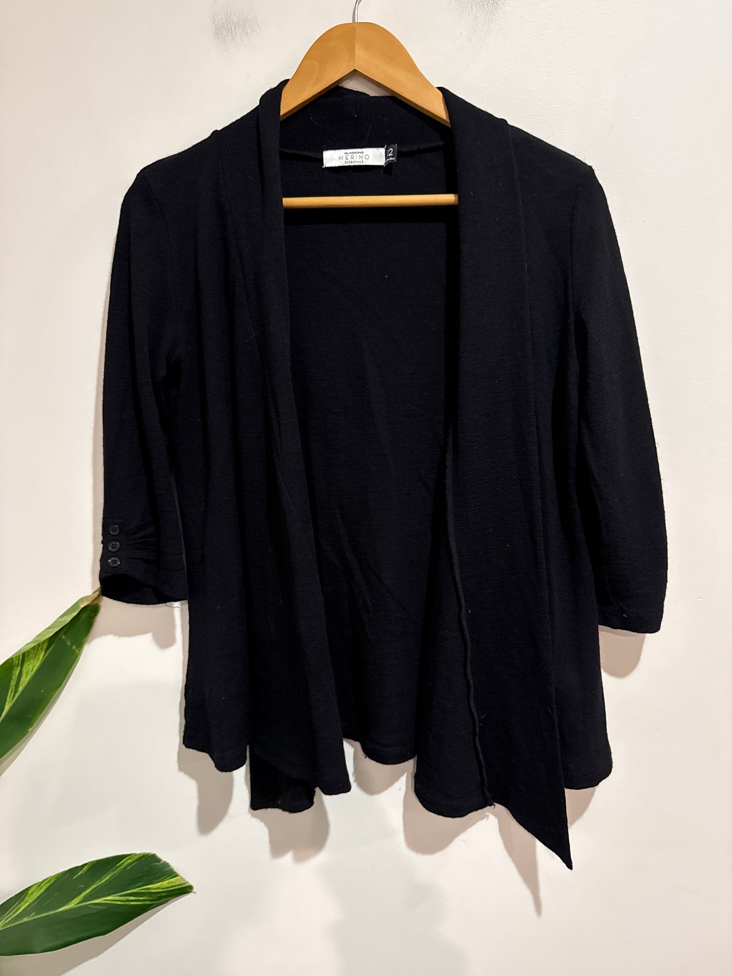 Glassons Open-front Cardigan Size 12