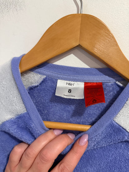 H & H Color-block Kids' Sweatshirt Size 8
