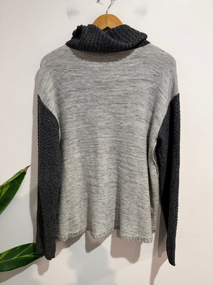 By & By Cowl Neck Pullover Sweater Size L