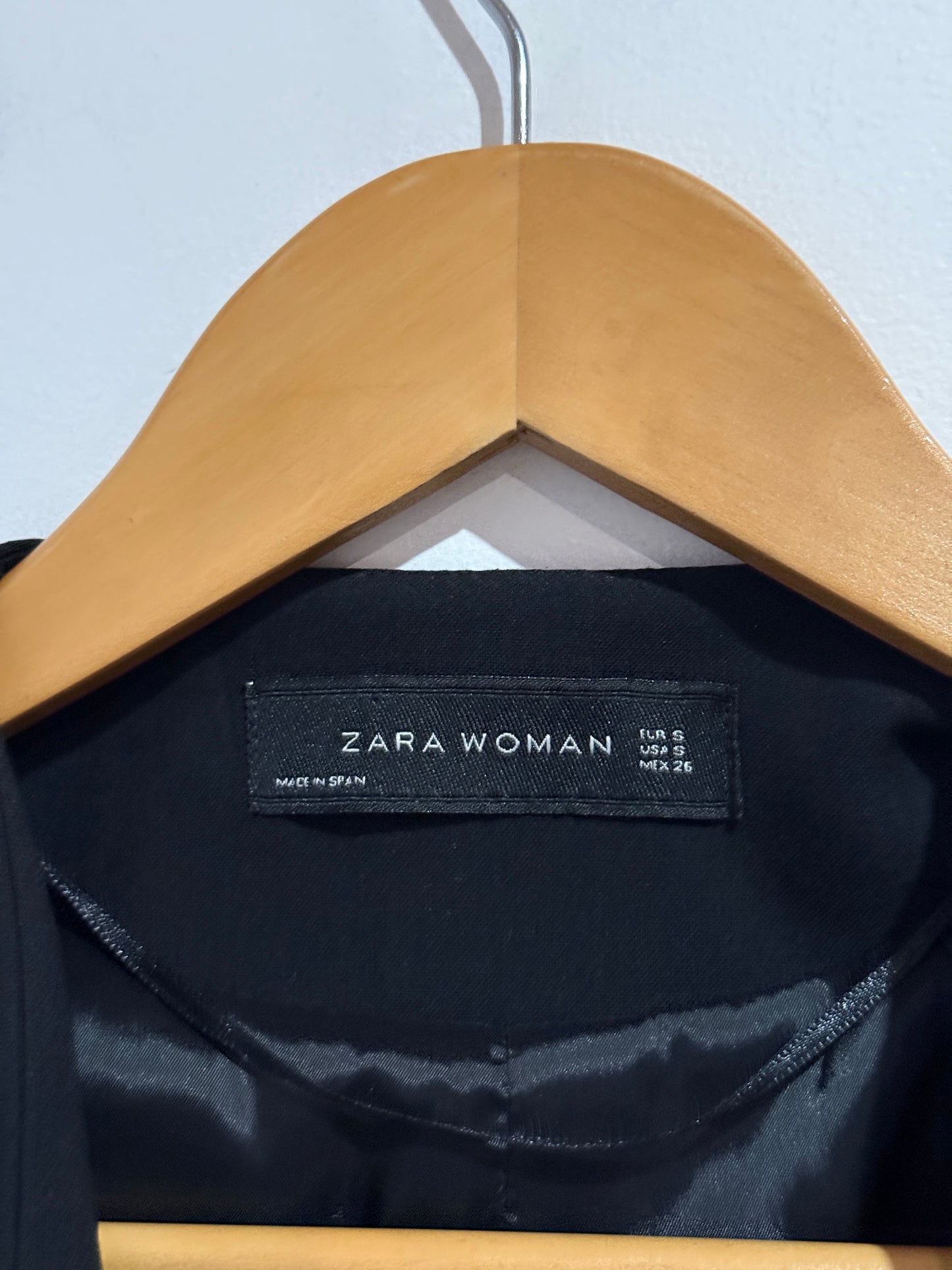 Zara Open-front Draped Blazer Size S