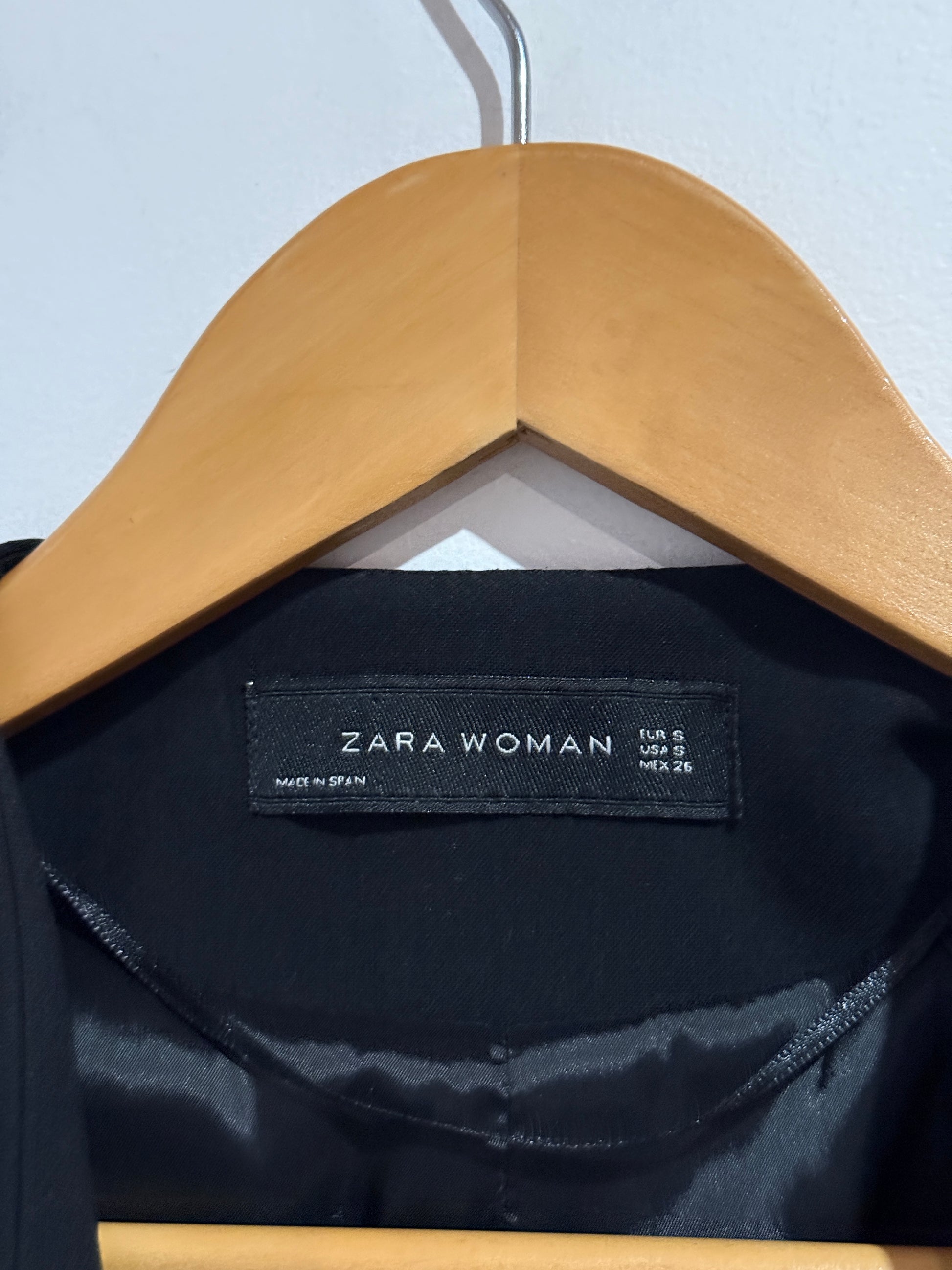 Zara Open-front Draped Blazer Size S