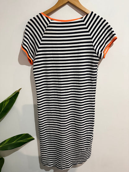 Charlo Short-sleeved Shift Dress Size 8