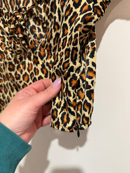 Black Friday Leopard Print Crop Top Size 10