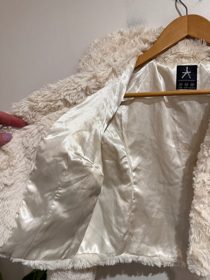 Atmosphere Cropped Faux Fur Jacket Size 12