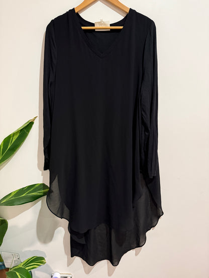 Studio/Curve Double-layer Layered Tunic Top Size 18