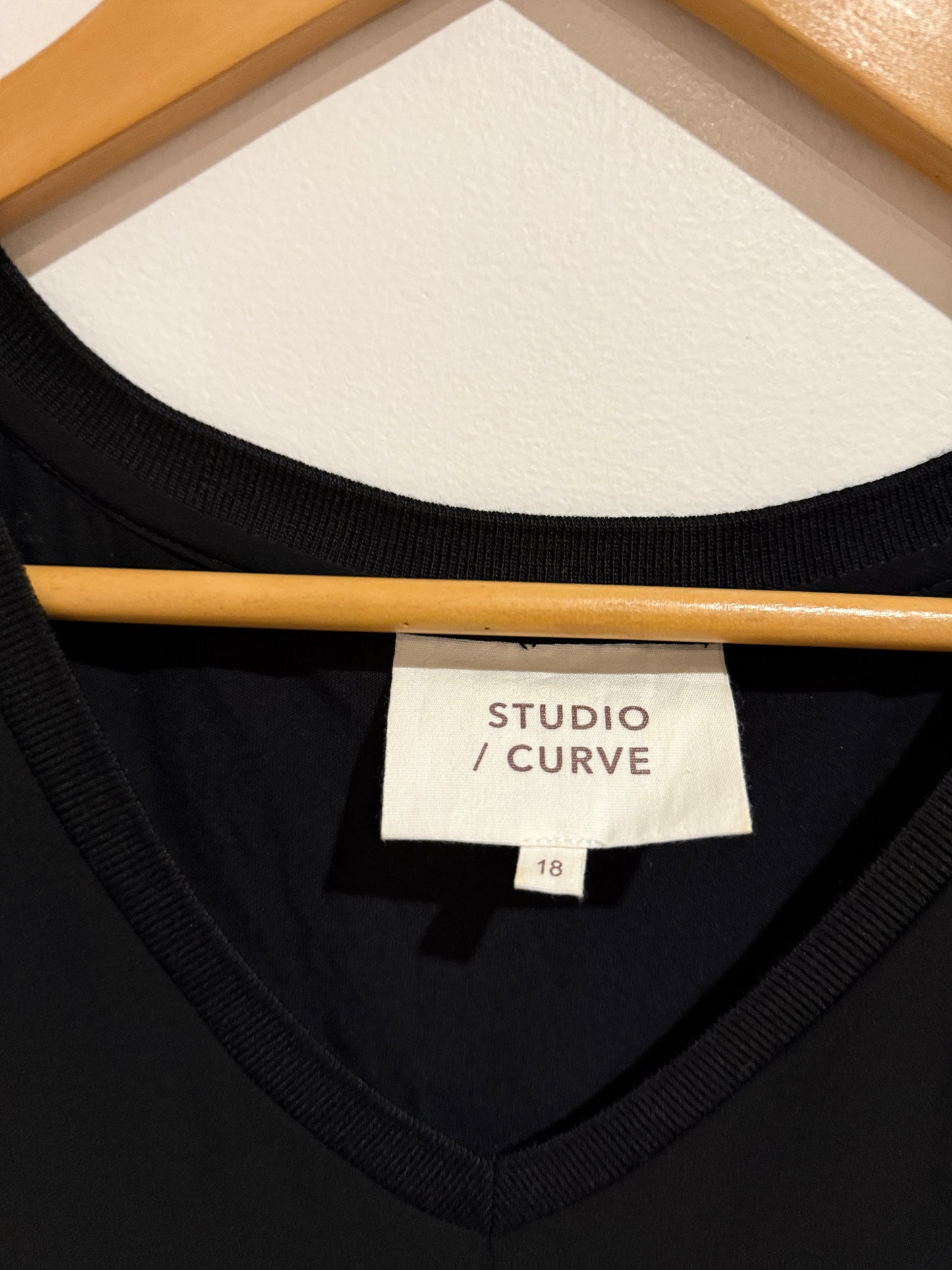 Studio/Curve Double-layer Layered Tunic Top Size 18