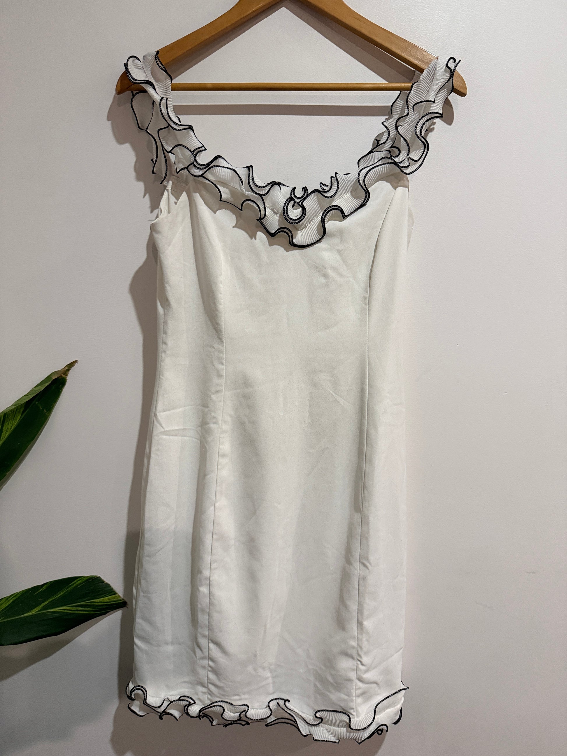 Atmos & Here Linen-style Mini Dress Size 10