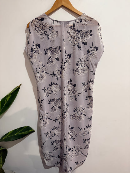 Max Floral-print Sleeveless Dress Size 8