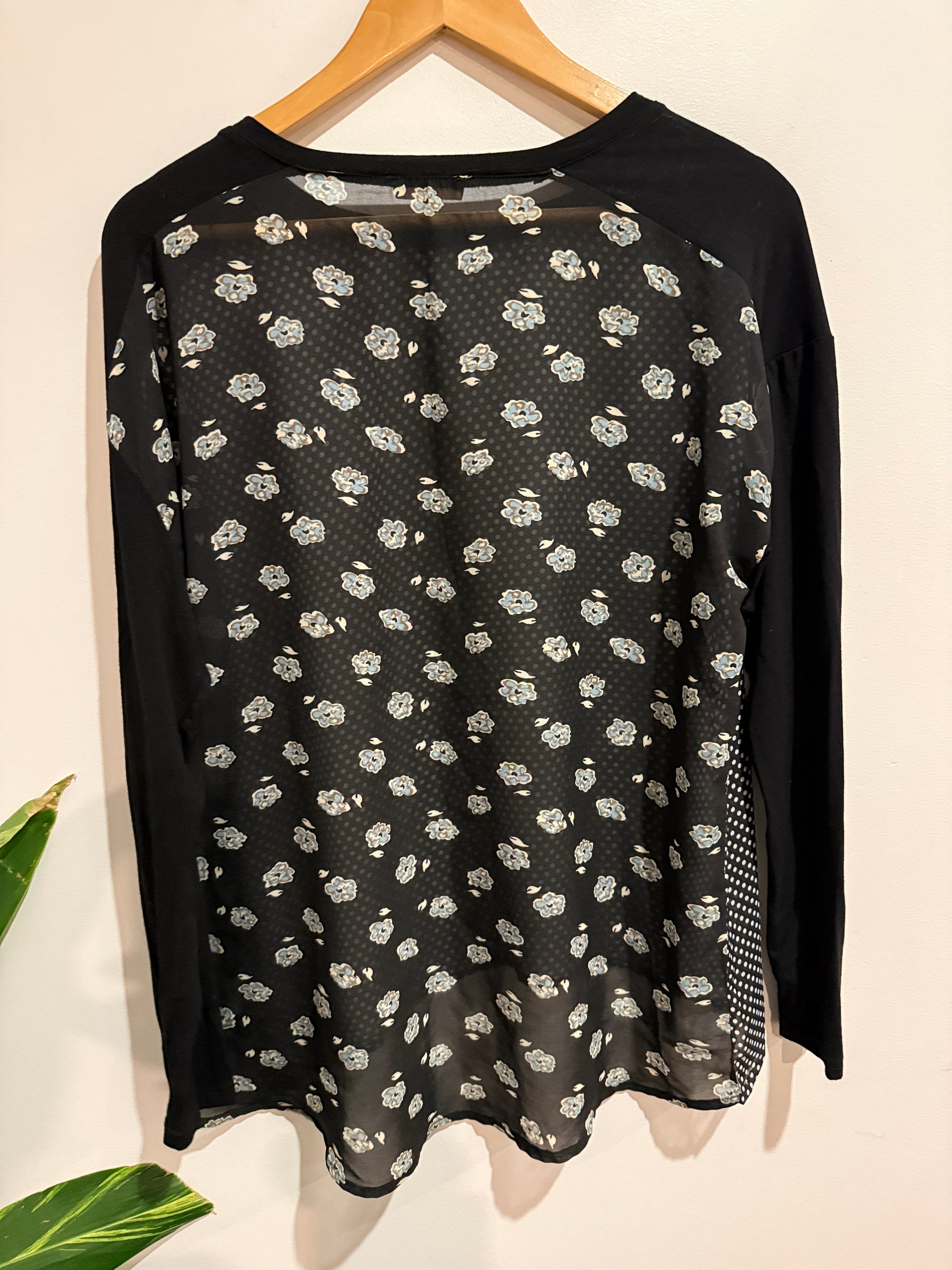Ketz-ke Layered Pullover Top Size 10