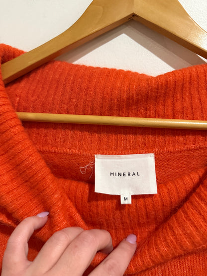 Mineral Cowl Neck Knit Sweater Size M