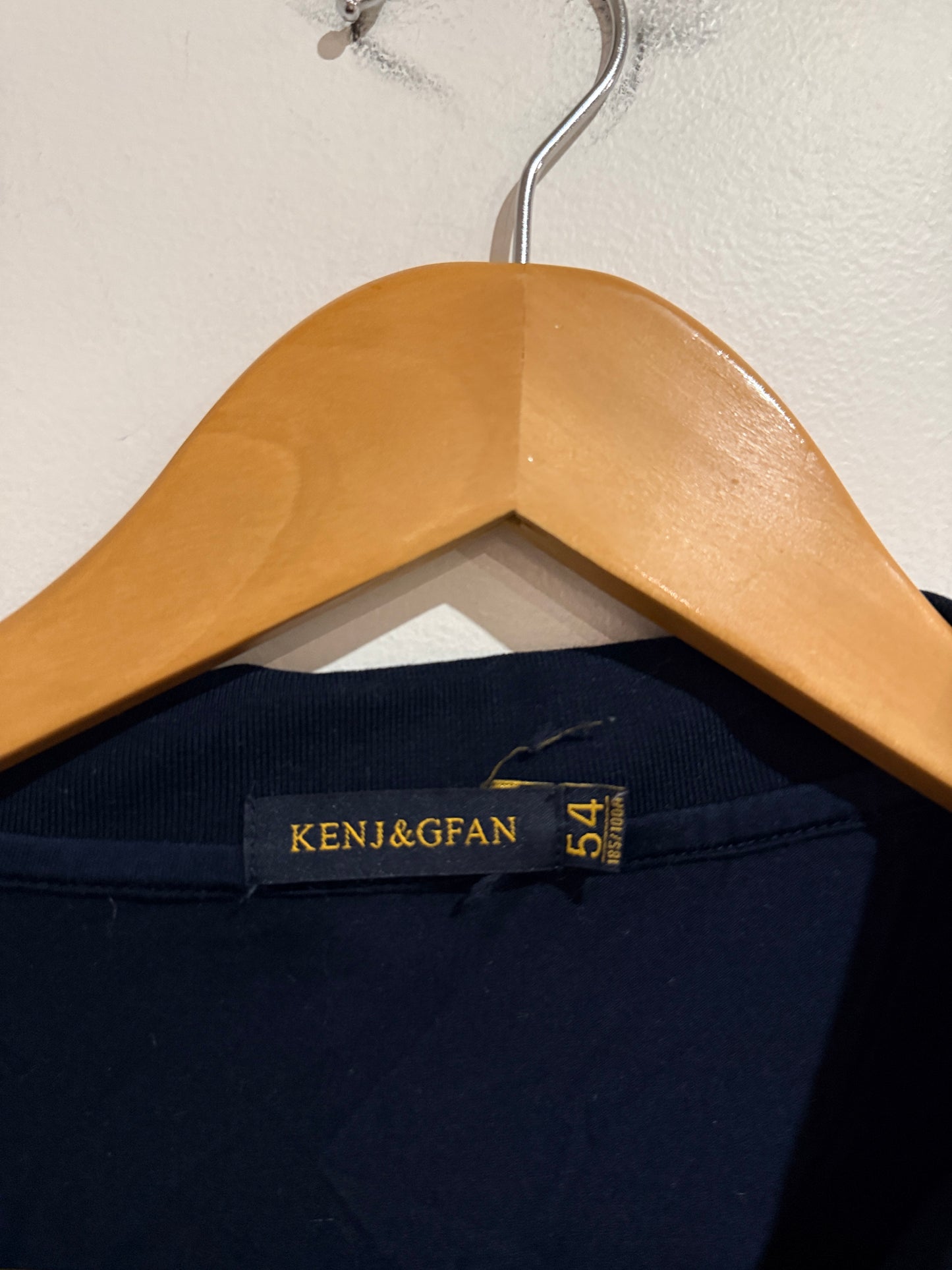 Kenj&Gfan Size 54 | U/Arm to U/Arm 56cm Striped Polo Shirt