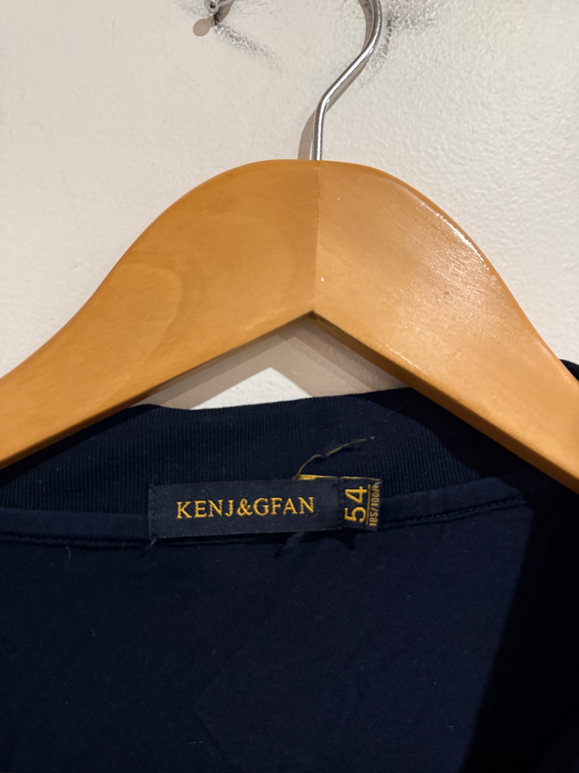 Kenj&Gfan Size 54 | U/Arm to U/Arm 56cm Striped Polo Shirt