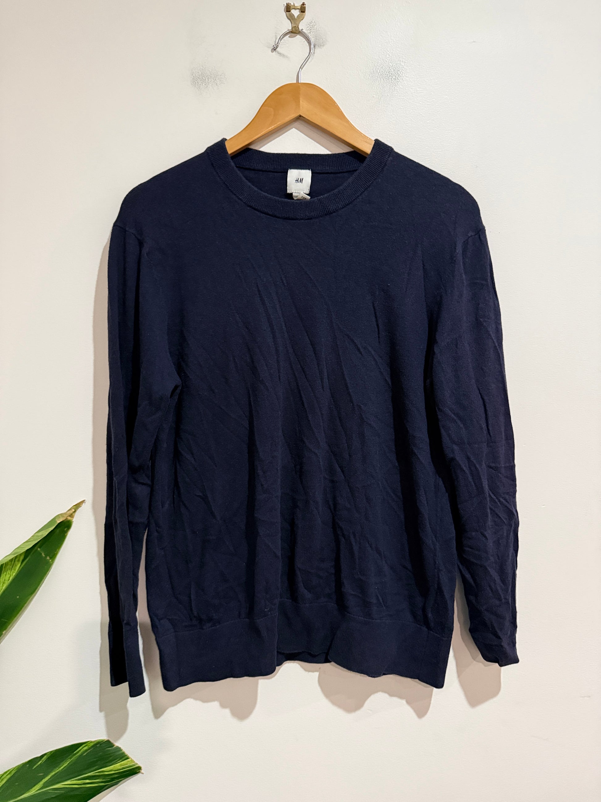 H&M Size L Crewneck Knit Sweater