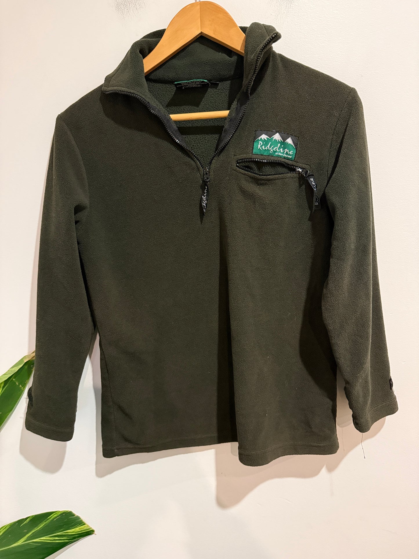 Ridgeline Size 8 Fleece Half Zip Pullover