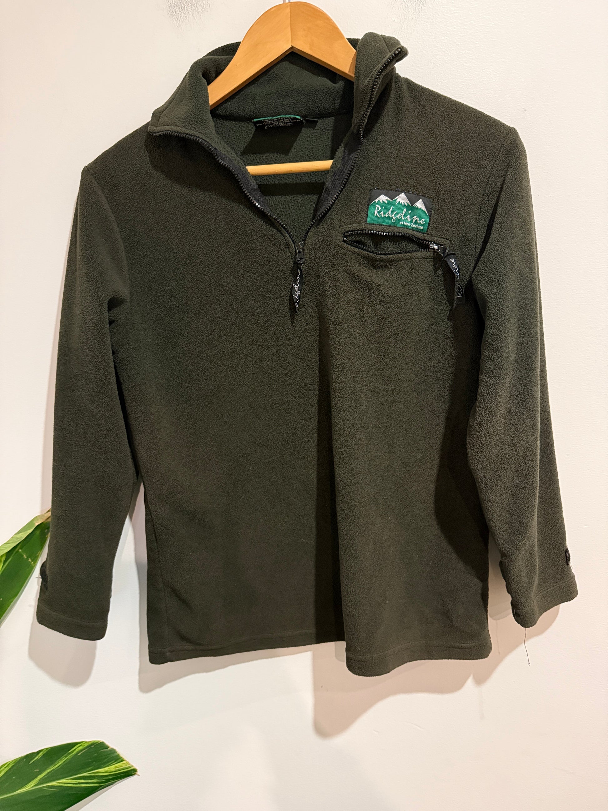 Ridgeline Size 8 Fleece Half Zip Pullover