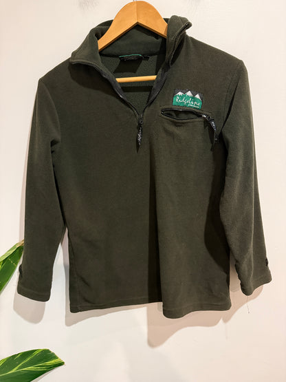 Ridgeline Size 8 Fleece Half Zip Pullover