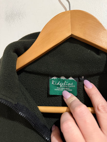 Ridgeline Size 8 Fleece Half Zip Pullover