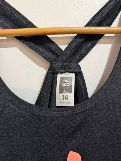 Active & Co Size 14 Gametime Graphic Tank