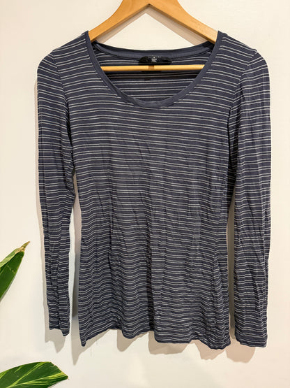 Max Size S Striped Long Sleeve Tee