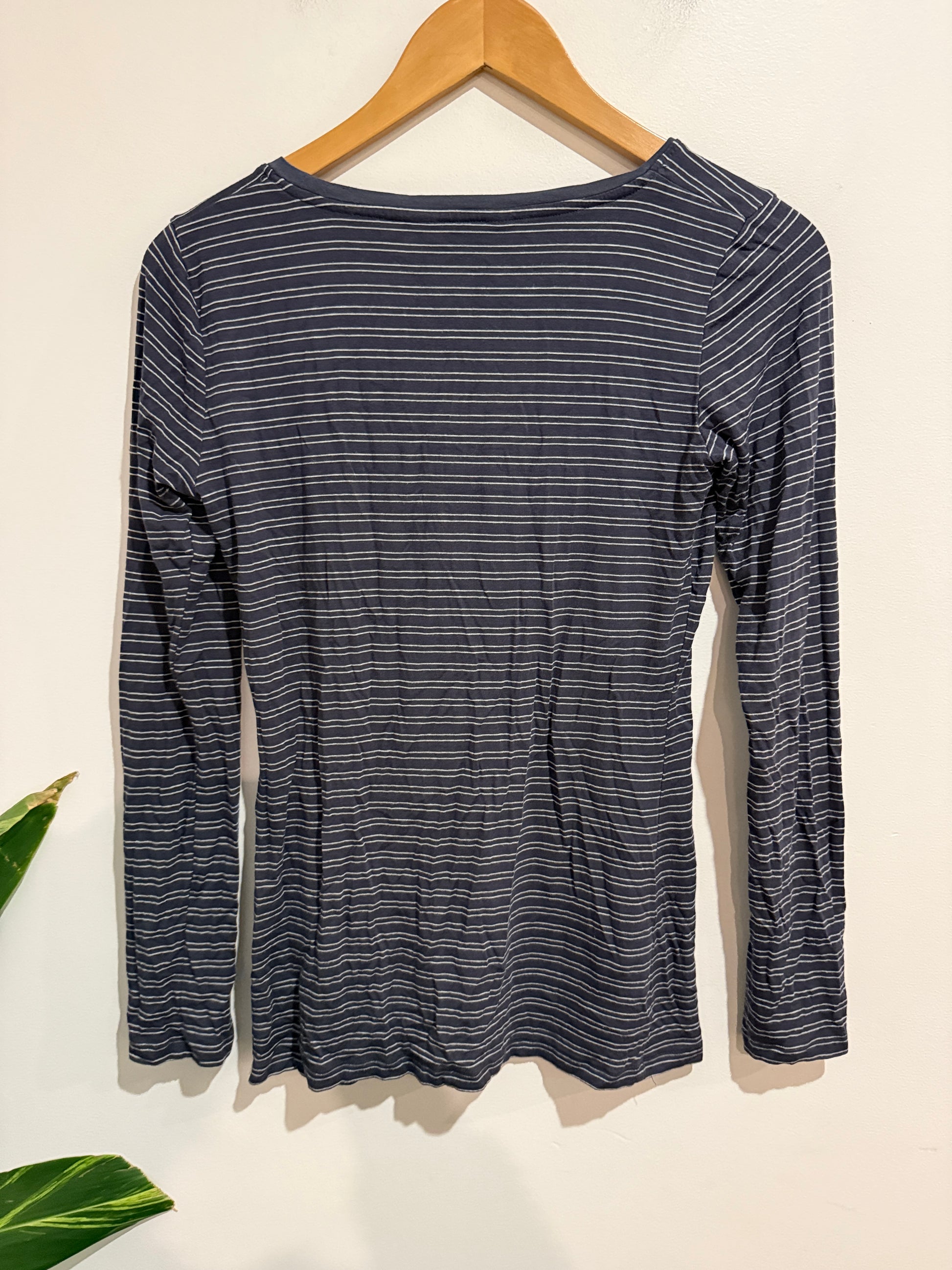 Max Size S Striped Long Sleeve Tee