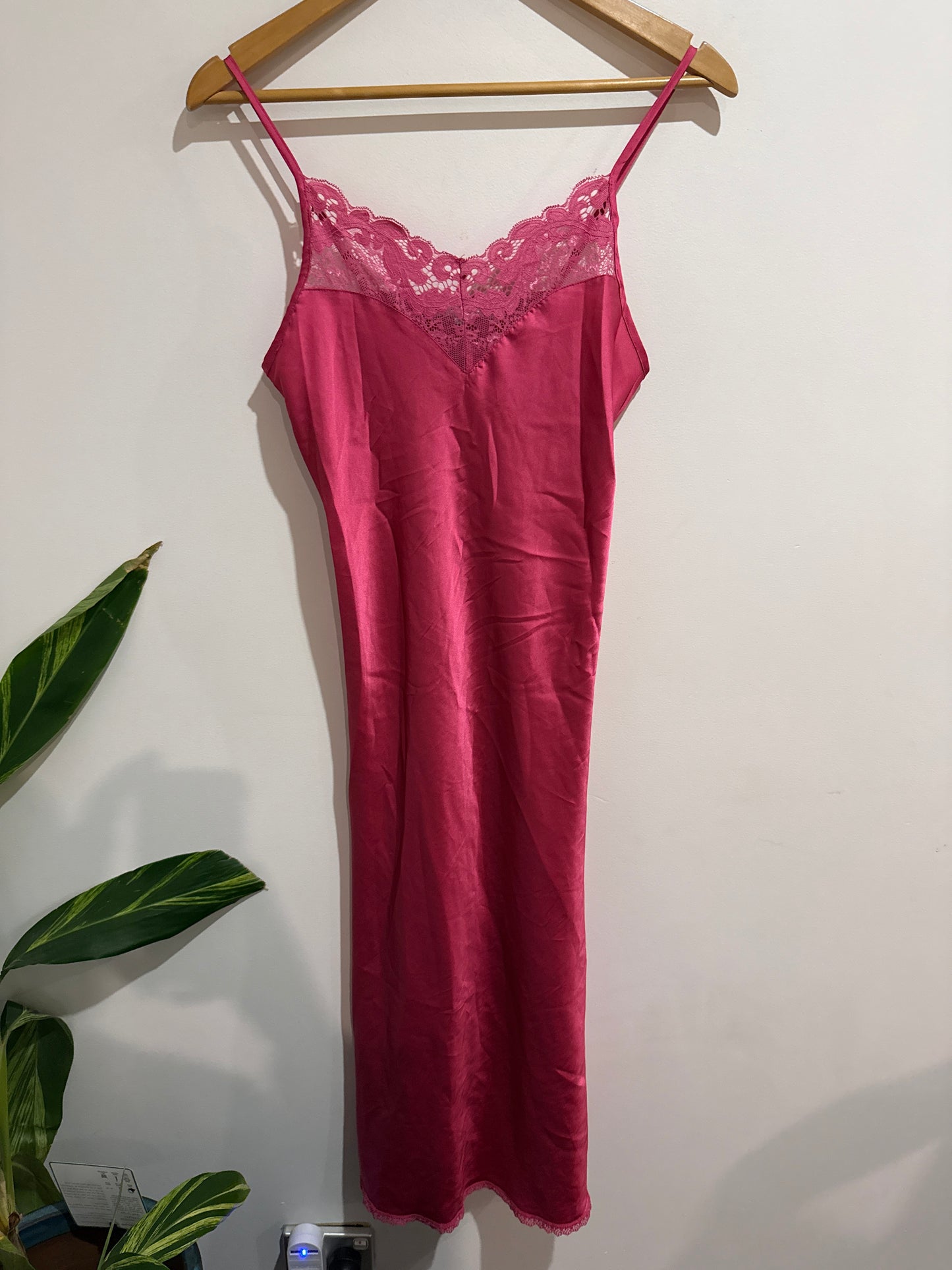Whistle Size 8 Satin Lace Trim Slip Dress