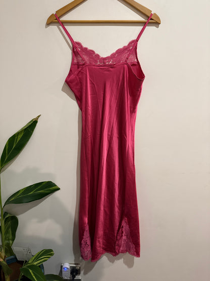 Whistle Size 8 Satin Lace Trim Slip Dress