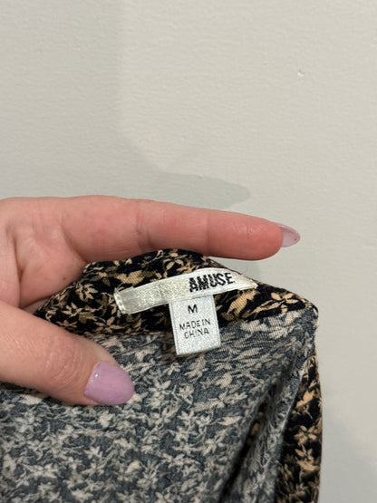 Amuse Midi Wrap Skirt Size M