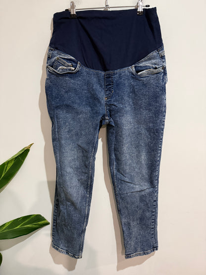 H & H Maternity Maternity Mom Jeans Size 14