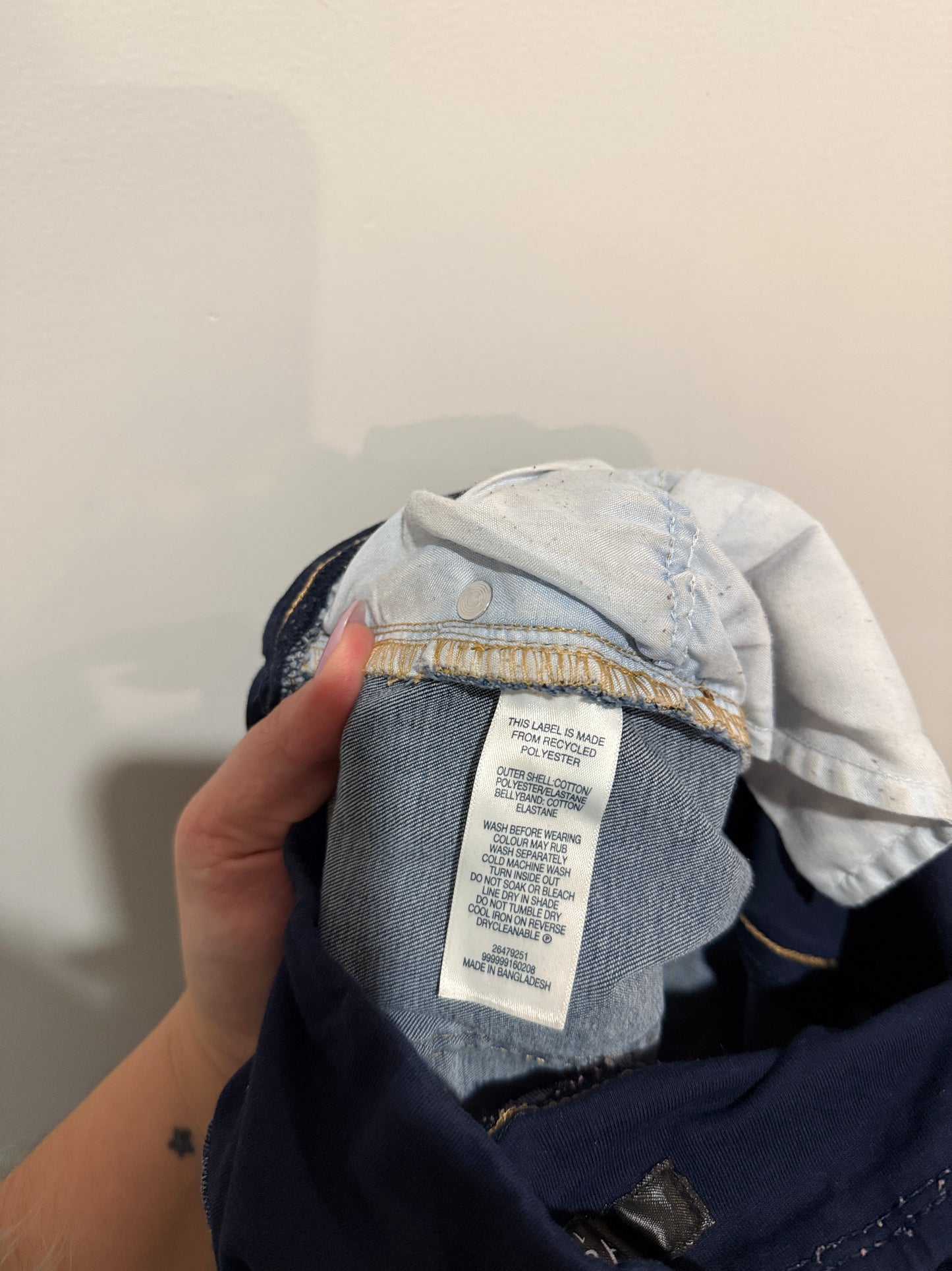 H & H Maternity Maternity Mom Jeans Size 14
