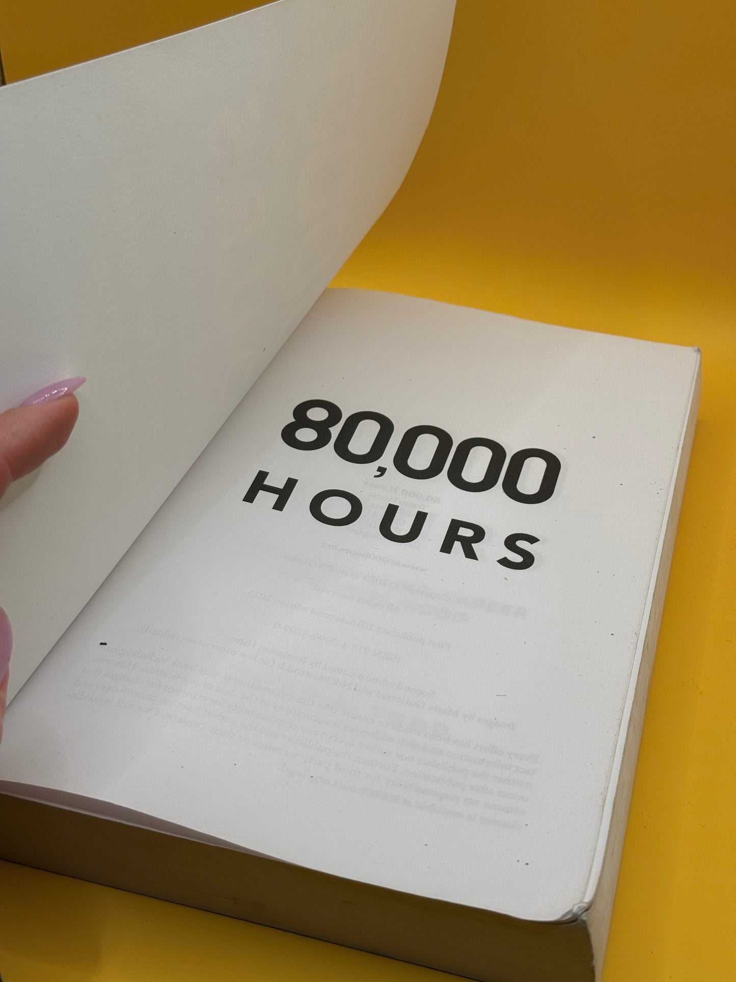 80,000 Hours: Find a Fulfilling Career That Does Good by Benjamin Todd and the 80,000 Hours Team