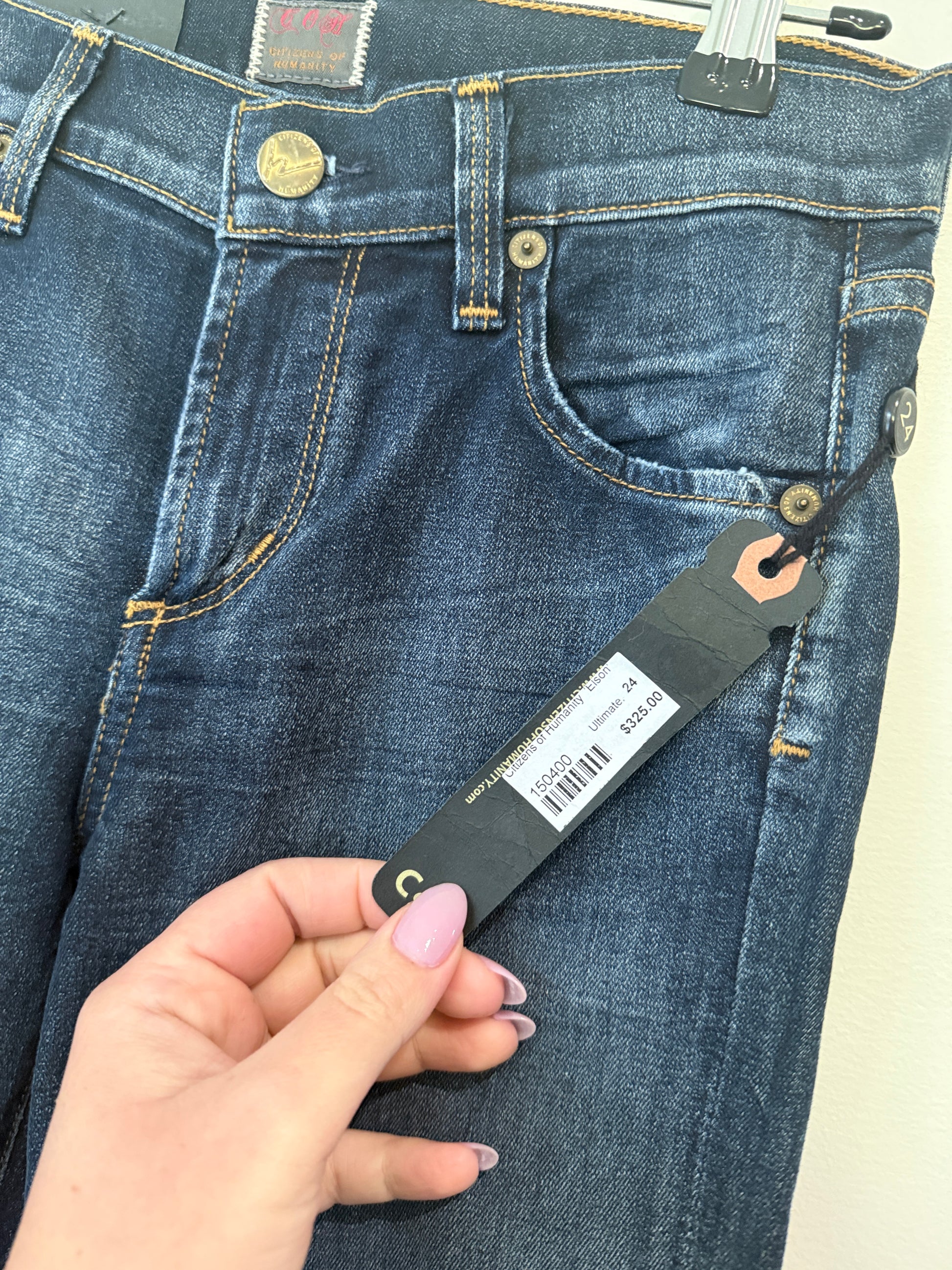 Citizens of Humanity Elson Straight Leg Jeans Size 24