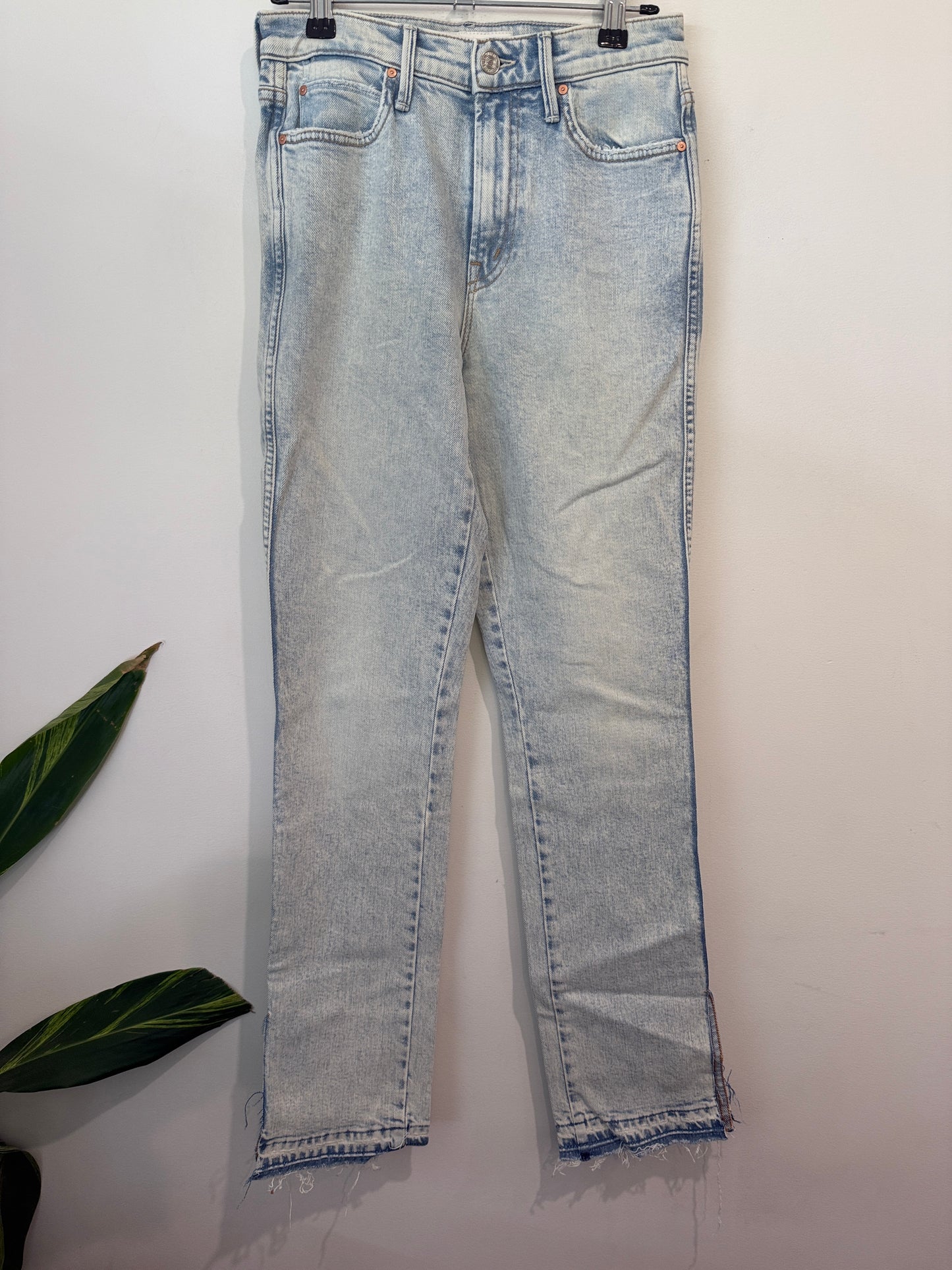 MOTHER Split Hem Jeans Size 25