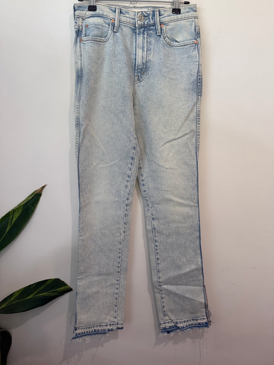 MOTHER Split Hem Jeans Size 25