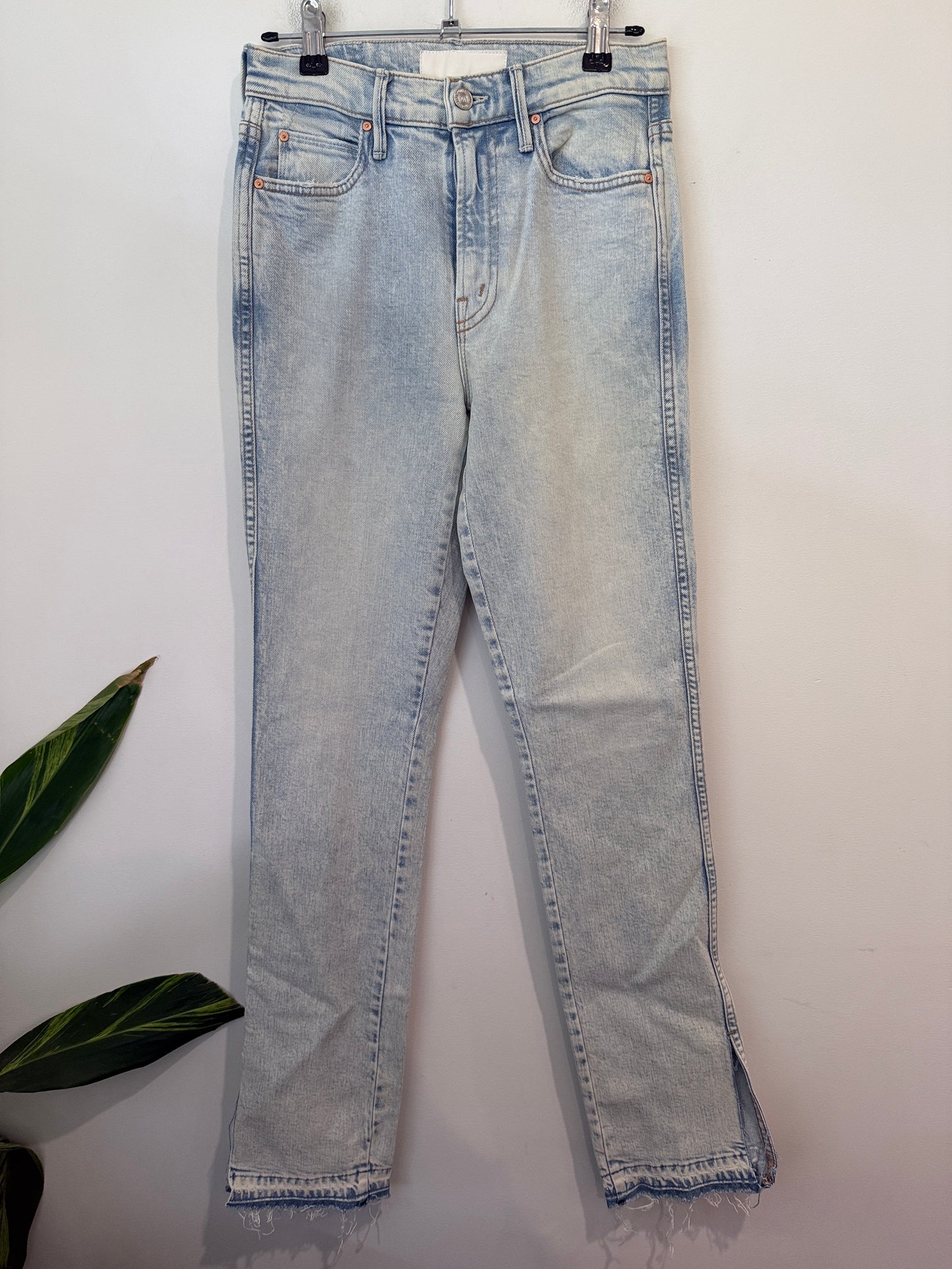 MOTHER Split Hem Jeans Size 24