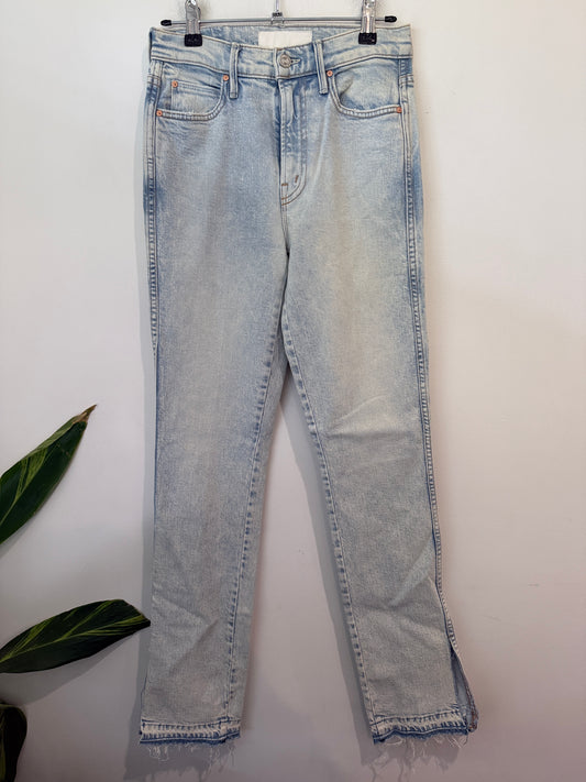 MOTHER Split Hem Jeans Size 24