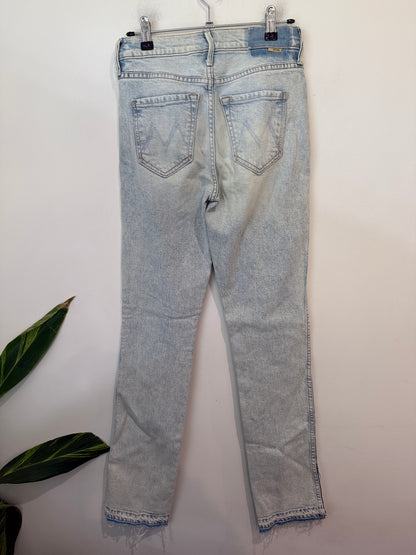 MOTHER Split Hem Jeans Size 24