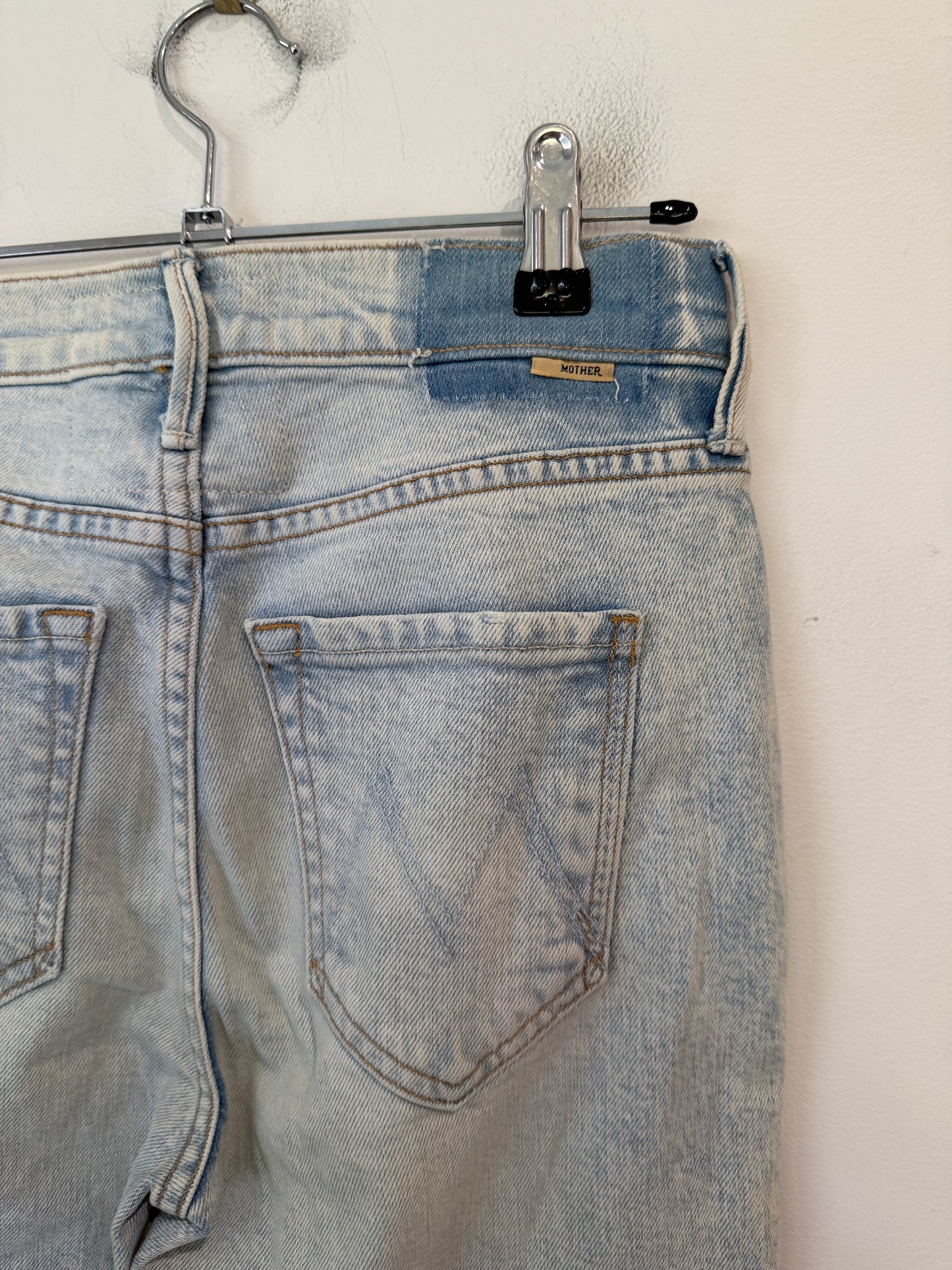 MOTHER Split Hem Jeans Size 24