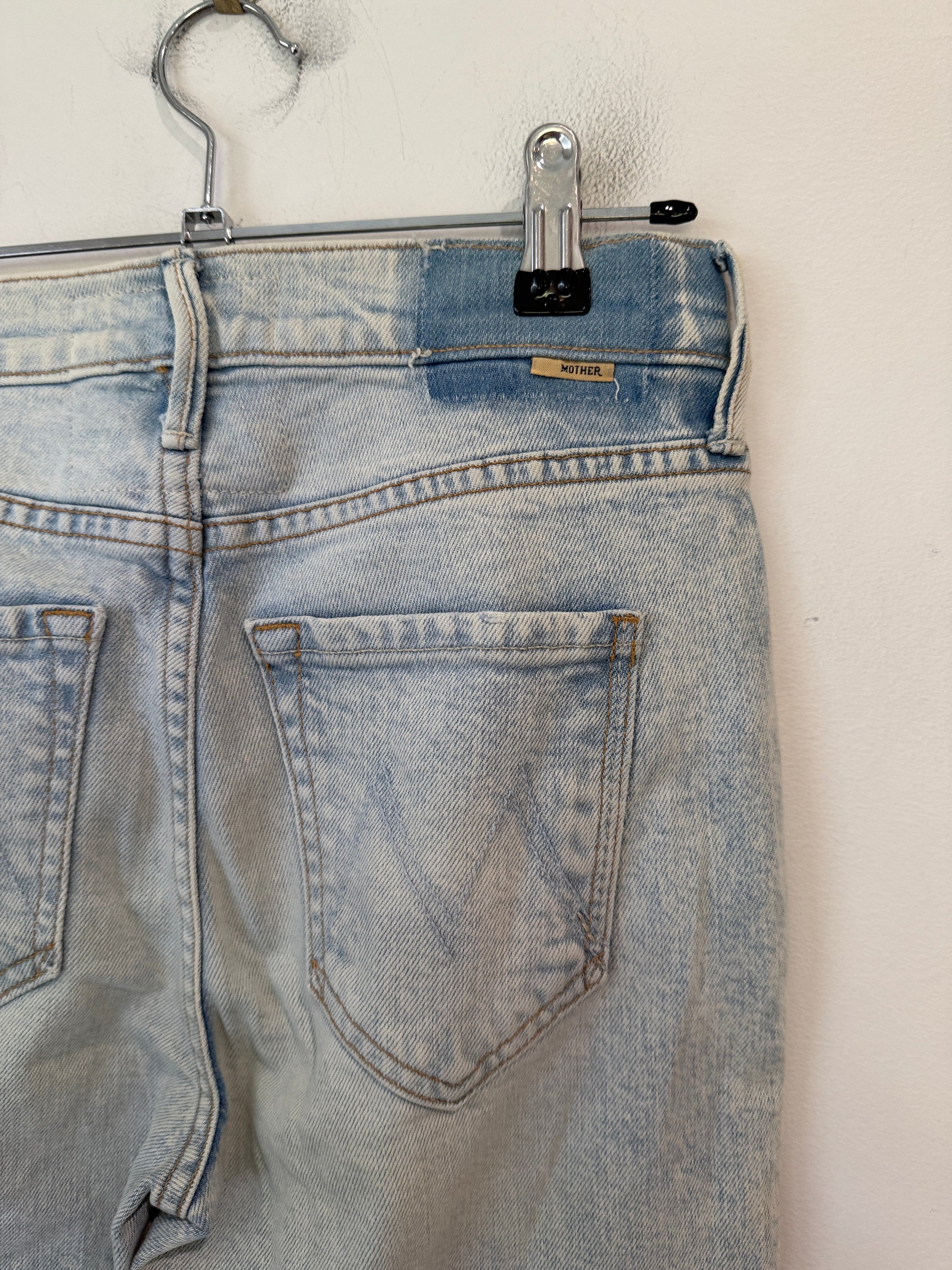 MOTHER Split Hem Jeans Size 24