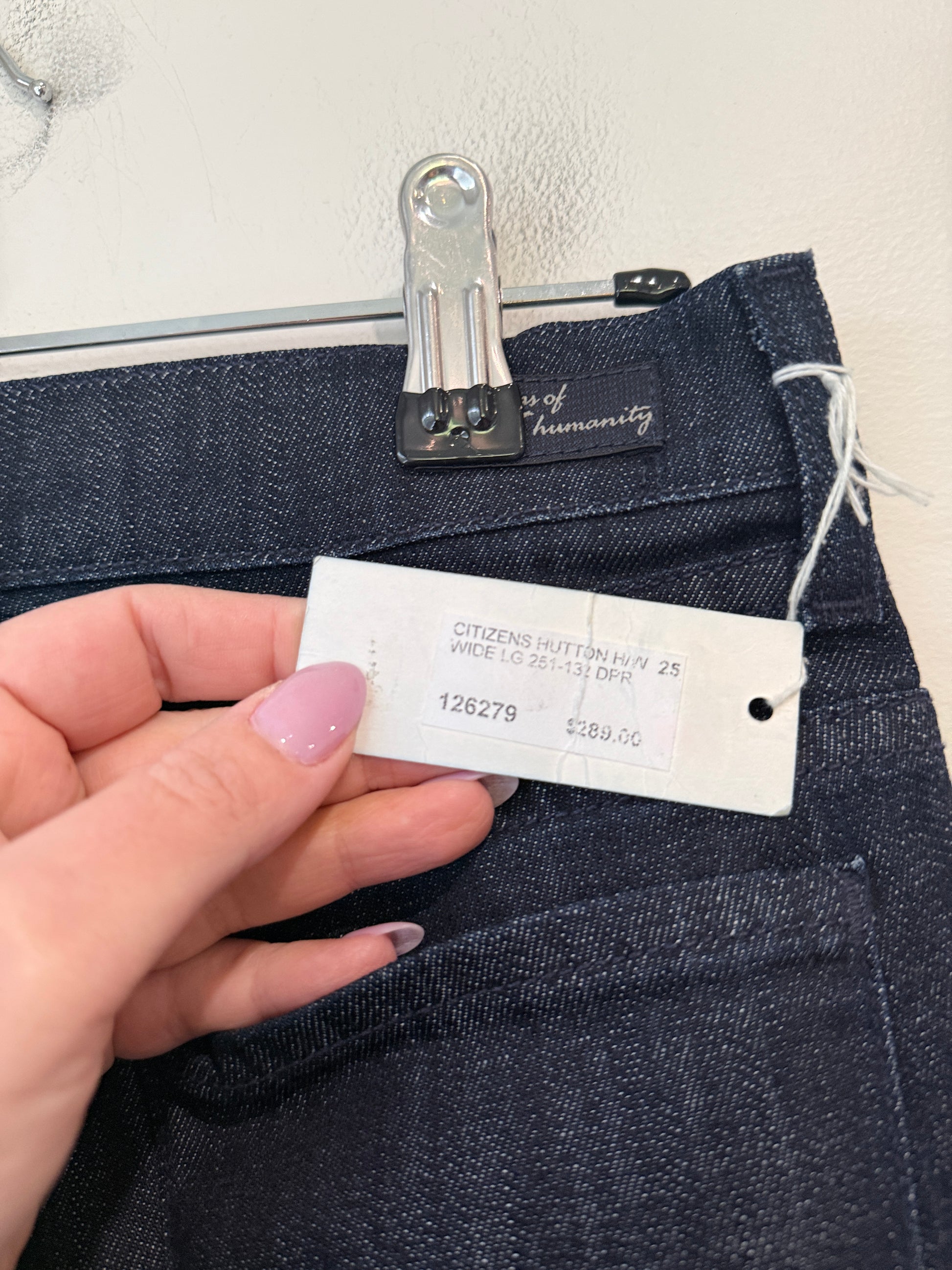 Citizens of Humanity Wide Leg Jeans Size 25