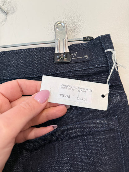 Citizens of Humanity Wide Leg Jeans Size 25